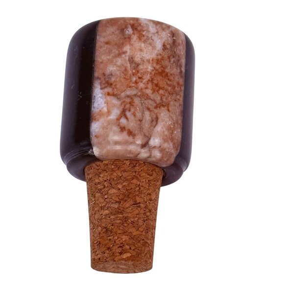 Stone Bottle Stoppers Set of 3 Barware Accessories - Picture 10 of 15